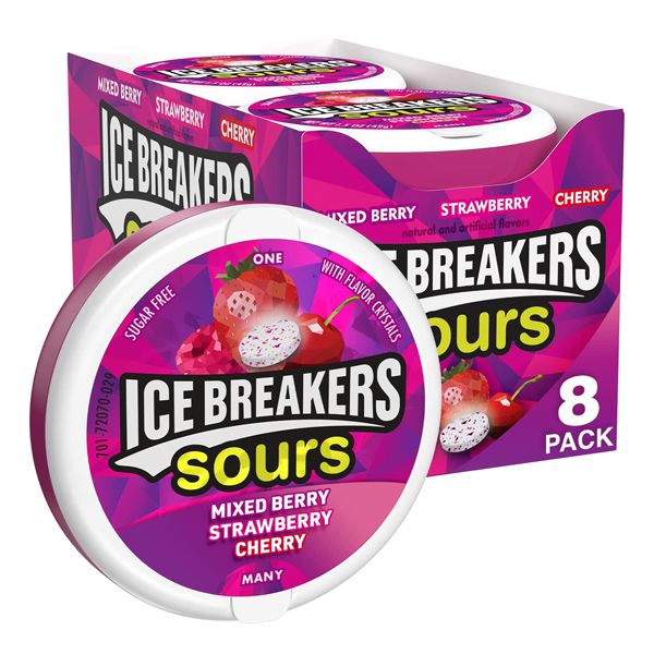 Ice Breakers Cool Mint Sugar Free Breath Mints Box - 340g