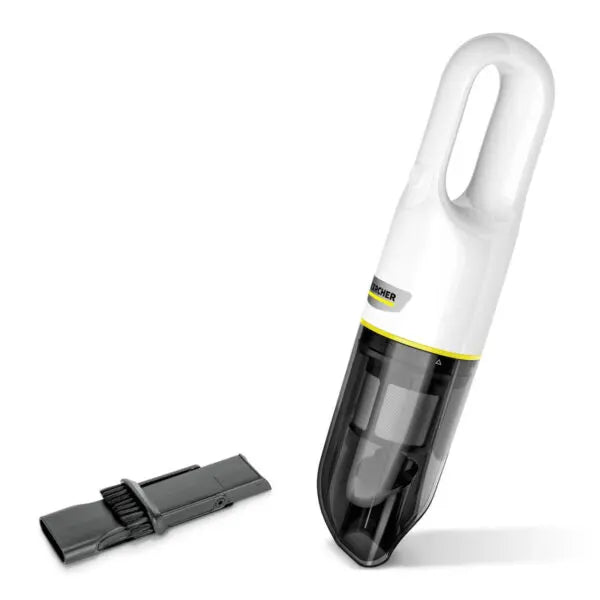 Karcher CVH 2 Battery Vacuum

Effectively solving difficult cleaning situations: The BATTERY-powered CVH 2 hand vacuum cleaner is lightweight and compact and is ideal as a reliable aid for daily cleaning tasks in the kitchen, living room, bedroom and car.