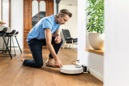 Karcher RCV 3 Robot Vacuum Cleaner With Wiping Function

The smart RCV 3 with precise LiDAR navigation and convenient app control cleans low-pile carpets and hard surfaces fully autonomously and systematically. Hard surfaces can also be wiped when wet.