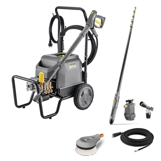 Karcher Solar Panel Cleaning Karcher HD 7/11 Wash Brush

The Solar Panel Cleaning Karcher HD 7/11  Wash Brush is a Professional package that includes a HD 7/11-4 pressure washer, 7 metre telescopic lance and rotating wash brush. This equipment is suitable for business / industrial use.

The Solar Panel Cleaning Karcher HD 7/11 Wash Brush is a Professional package that includes a HD 7/11-4 pressure washer, 7 metre telescopic lance with iSolar HP hose and rotating wash brush