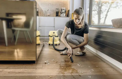 Karcher WD 2 Plus & Vacuum bags

Equipped with blower function and single-piece cartridge filter: The wet and dry vacuum cleaner WD 2 Plus has a 12 litre plastic container, 4 m power cable and 1.8 m suction hose. Combo includes a 4 pack of vacuum bags.