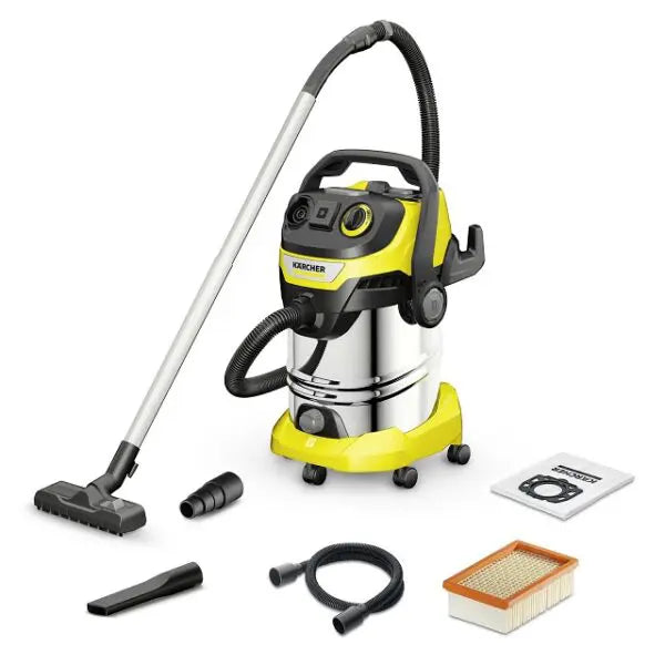 Karcher WD 6 P S Wet & Dry Vacuum Cleaner

The WD 6 P S offers outstanding suction power and energy efficiency and is equipped with a 30-litre stainless steel container, a 6-metre-long cord, a 2.2-metre suction hose and an integrated power outlet.