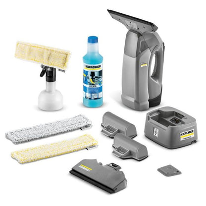 Karcher WVP 10 Adv Window Cleaner

The battery-powered WVP 10 window- and surface vacuum cleaner is always comfortable to hold whether you are working on horizontal or vertical surfaces, or even overhead. Ideal for all smooth surfaces such as windows and tiles.