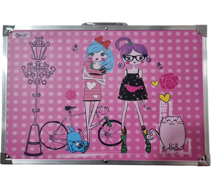 Kids-Up 150 Pcs Kids Painting &amp; Drawing Art Set With Aluminium Case Craft Kits Art and Craft Kit

Unleash creativity and imagination with the Kids-Up 150-Piece Painting & Drawing Art Set, the perfect all-in-one art kit for young artists. Packed with a wide variety of colouring and painting tools, this complete craft set encourages creative expression while helping develop fine motor skills, focus, and artistic confidence.