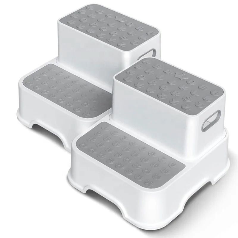 2-Step Design- Provides extra height for growing kids to reach sinks, counters, and toilets
Non-Slip Surface Feet- Textured steps and anti-slip rubber grips ensure safety on any floor
Sturdy & Lightweight- Strong enough to support toddlers, yet easy for them to carry around
Multi-Purpose Use- Ideal for bathrooms, kitchens, bedrooms, and potty training
Safe Durable Materials- Made from BPA-free, non-toxic plastic built to last
