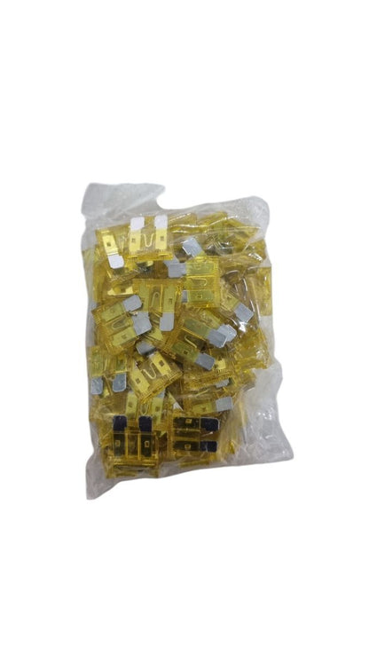 Lucas Car Plug In Fuses 20AMP Pack of 100 Units Automotive