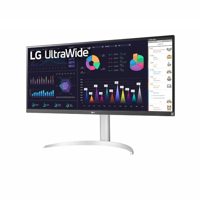 Experience an immersive viewing extravaganza with the LG 34″ UltraWide™ IPS Display. This monitor elevates your visual journey across various applications with its expansive 34-inch screen and Full HD resolution of 2560 x 1080 pixels, delivering unparalleled detail and clarity.