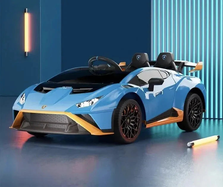 Lamborghini Huracan STO Ride on Car With Rubber Wheels 12v