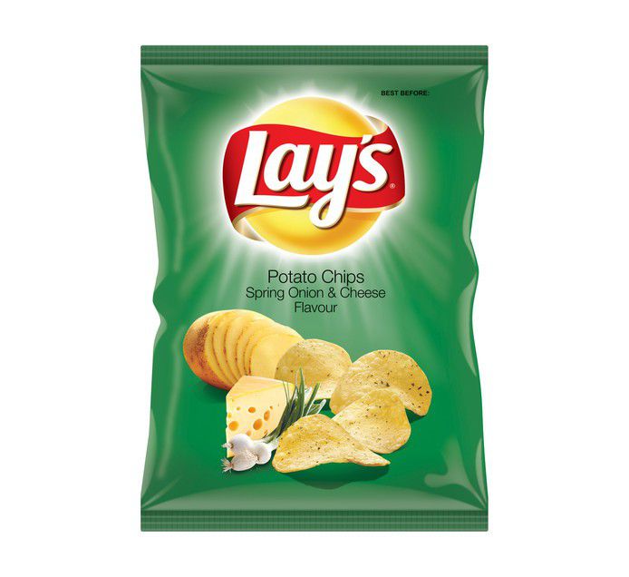 Lays Potato Chips Spring Onion And Cheese - 48 x 36g