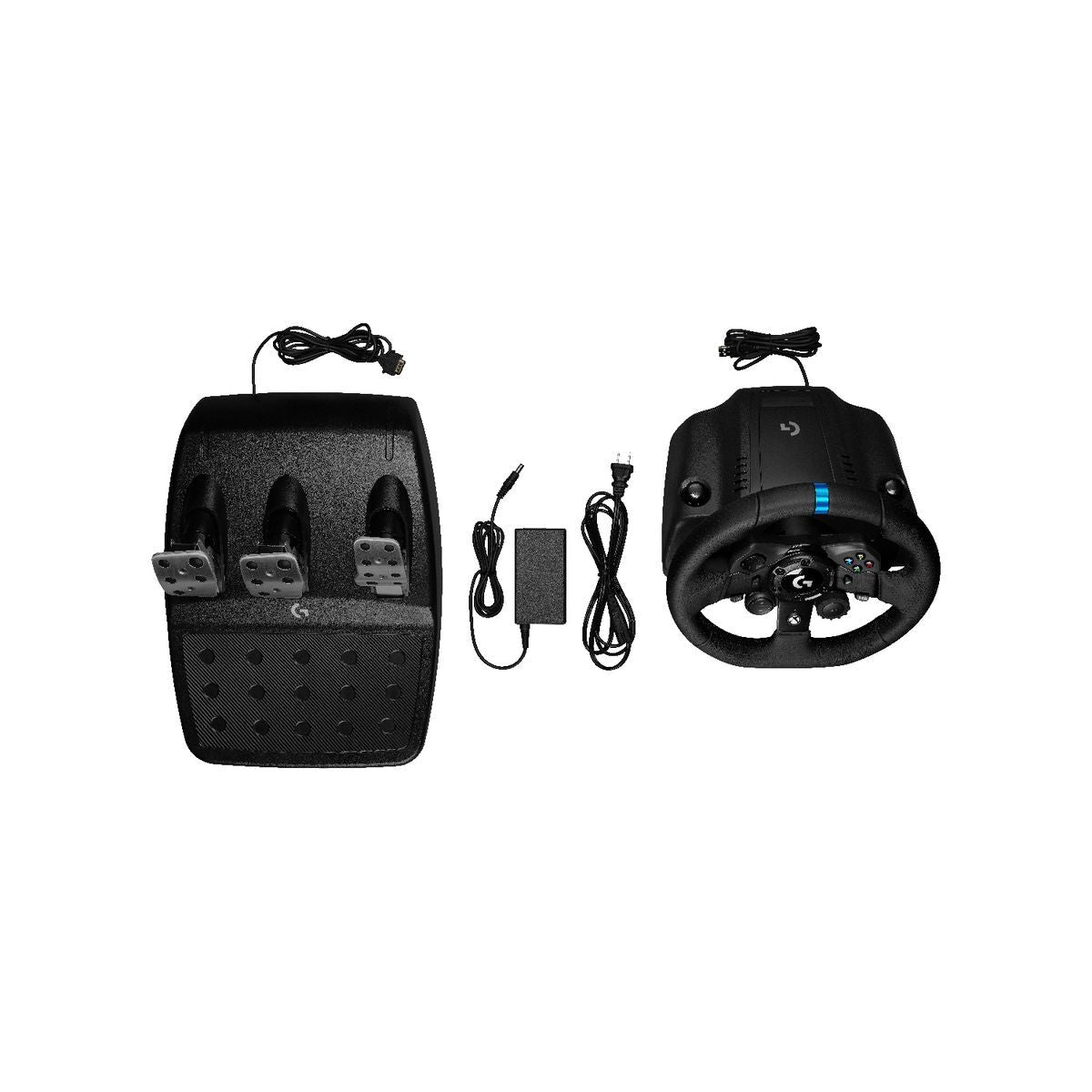 Logitech(R) G923 Trueforce Racing Wheel and Pedals for PS / PC Force Feedback, Dual Clutch, Xbox (2 Year Warranty)

TrueForce Racing Wheel for Ultimate Sim Racing Performance, Precision, and Immersive Control

Logitech G923 is a high-performance racing wheel that revolutionises the eracing experience. Re-engineered to support a game-changing feedback system, G923 features TRUEFORCE, next-generation force feedback that dials into game engines to deliver higher fidelity realism. Feel the pistons pumping, the 