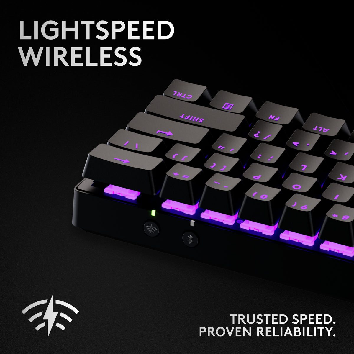 Logitech - Pro X 60 Lightspeed Wireless Gaming Keyboard - Black (2 Year Warranty)

Level up your gameplay with the Logitech Pro X 60 Lightspeed Wireless Gaming Keyboard in Black. Featuring ultra-fast Lightspeed connectivity, a compact 60% layout, and pro-grade performance for competitive gaming. Durable, responsive, and built for speed, with a 2-year warranty for total confidence. Perfect for esports, FPS players, and high-performance setups.