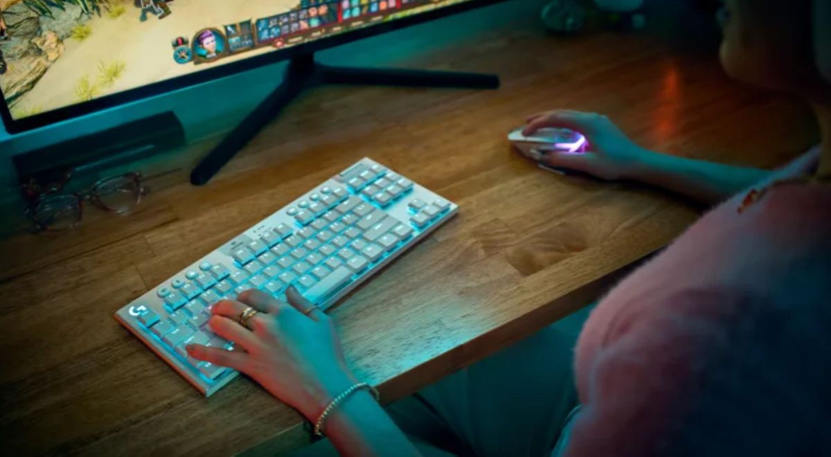 Logitech G915 X LIGHTSPEED TKL Low-Profile Wireless Gaming Keyboard (2 Year Warranty)

Take your gaming to the next level with the Logitech G915 X LIGHTSPEED TKL, the keyboard that redefines performance, style, and precision. Built for gamers who settle for nothing less than excellence, this ultra-thin, tenkeyless gaming keyboard delivers lightning-fast responsiveness and cutting-edge features in a sleek, portable design. With meticulously crafted low-profile GL mechanical switches, you'll unleash unmatched