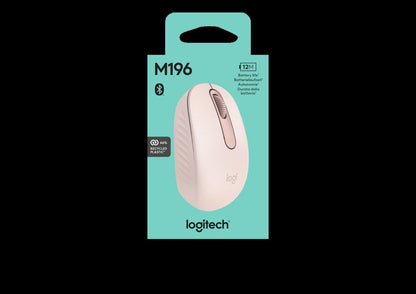 Logitech M196 Bluetooth Mouse With 1000 DPI Tracking (2 Year Warranty)
Meet M196, the reliable Bluetooth mouse that frees up your workspace, connects in seconds, and is durably made with recycled plastic. The compact, contoured shape design and 12 months of battery life6Battery life varies with use conditions., let you focus on what you do best.