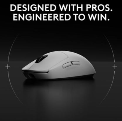 Logitech PRO 2 LIGHTSPEED Ambidextrous Wireless Gaming Mouse (2 Year Warranty)

The Logitech G PRO 2 LIGHTSPEED Ambidextrous Wireless Gaming Mouse is designed to help you dominate every match, offering top-tier performance and incredible precision. With the cutting-edge HERO 2 sensor, this mouse delivers an astounding 100 - 44,000 DPI range, ensuring your every move is captured with pixel-perfect accuracy.