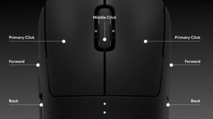 Logitech PRO 2 LIGHTSPEED Ambidextrous Wireless Gaming Mouse (2 Year Warranty)

The Logitech G PRO 2 LIGHTSPEED Ambidextrous Wireless Gaming Mouse is designed to help you dominate every match, offering top-tier performance and incredible precision. With the cutting-edge HERO 2 sensor, this mouse delivers an astounding 100 - 44,000 DPI range, ensuring your every move is captured with pixel-perfect accuracy.