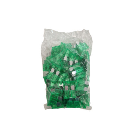 Lucas 100 Units of Car Plug In Fuses 30AMP 100/per box For Automotive