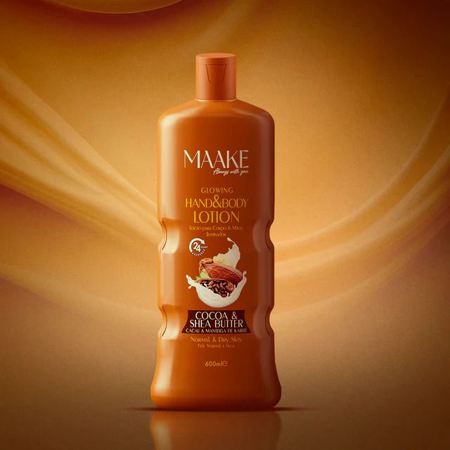 MAAKE Cocoa & Shea Butter Glowing Hand & Body Lotion 600ml Bottle

Discover the Ultimate Skin Indulgence with MAAKE - Cocoa and Shea Butter Hand and Body Lotion

Unleash the power of nature with MAAKE, the beauty brand that's bold, passionate, and unapologetically dedicated to your skin's radiance. Introducing our luxurious Cocoa and Shea Butter Hand and Body Lotion - your new go-to for irresistibly soft, glowing skin.
