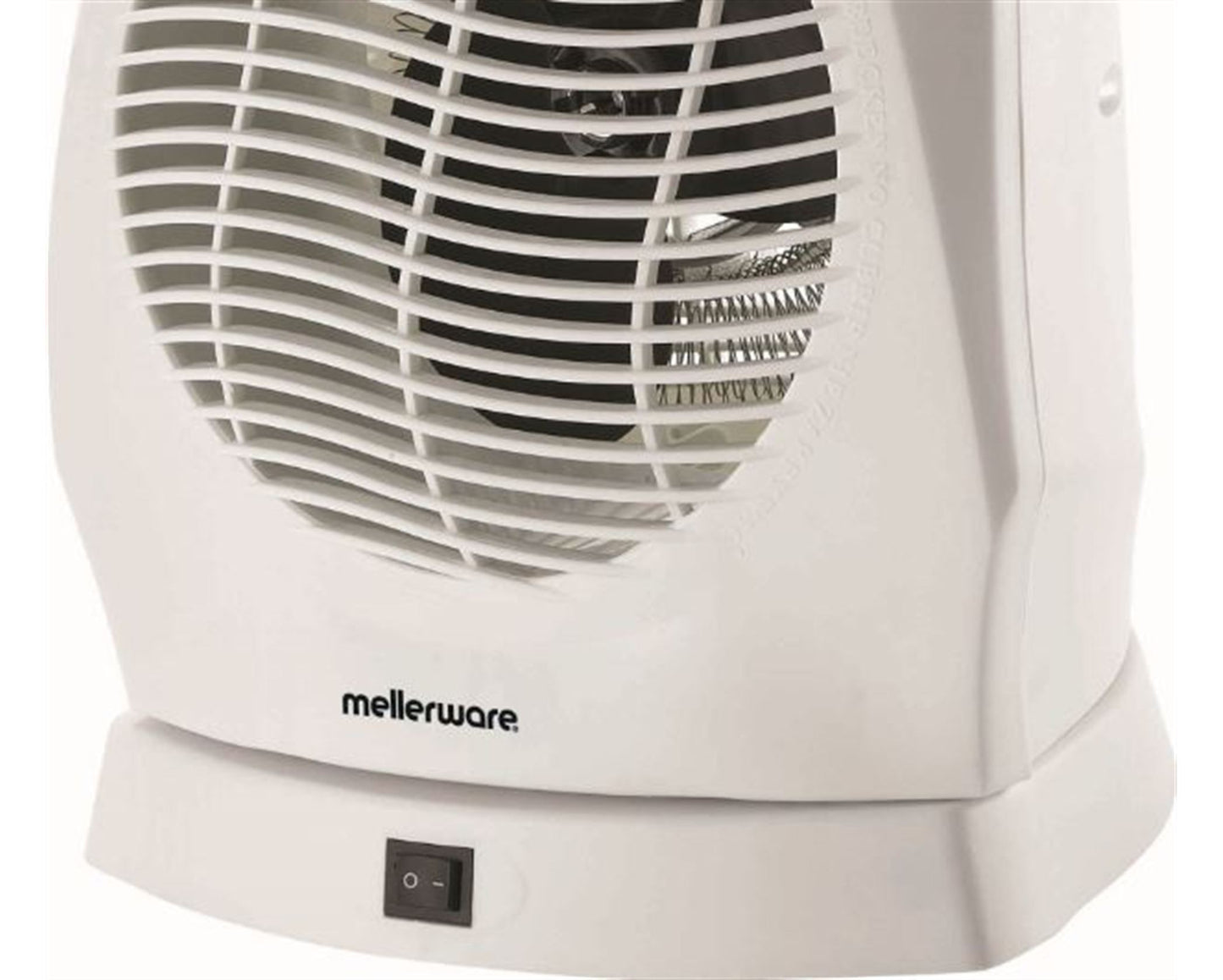 Mellerware Heater Oscilating Floor Fan Plastic White 2Heat Settings 2000W "Solar"