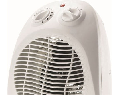 Mellerware Heater Oscilating Floor Fan Plastic White 2Heat Settings 2000W "Solar"

Fight the cold and beat the heat with the contemporary floor fan heater from Mellerware, which comes equipped with 2 heat settings at either 1000W or 2000W, cool, warm or hot settings with the adjustable thermostat and your safety is guaranteed with the Contemporary floor fan heater with cut-out for overheat protection.