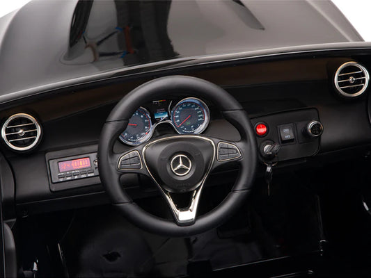 Mercedes Benz 2 seater GLC63s Kids Ride on Car With Rubber Wheels 12v Black