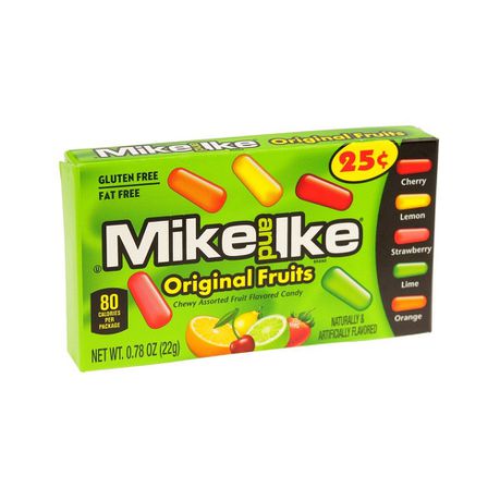Mike and Ikes Original Fruit Mini Box 22g