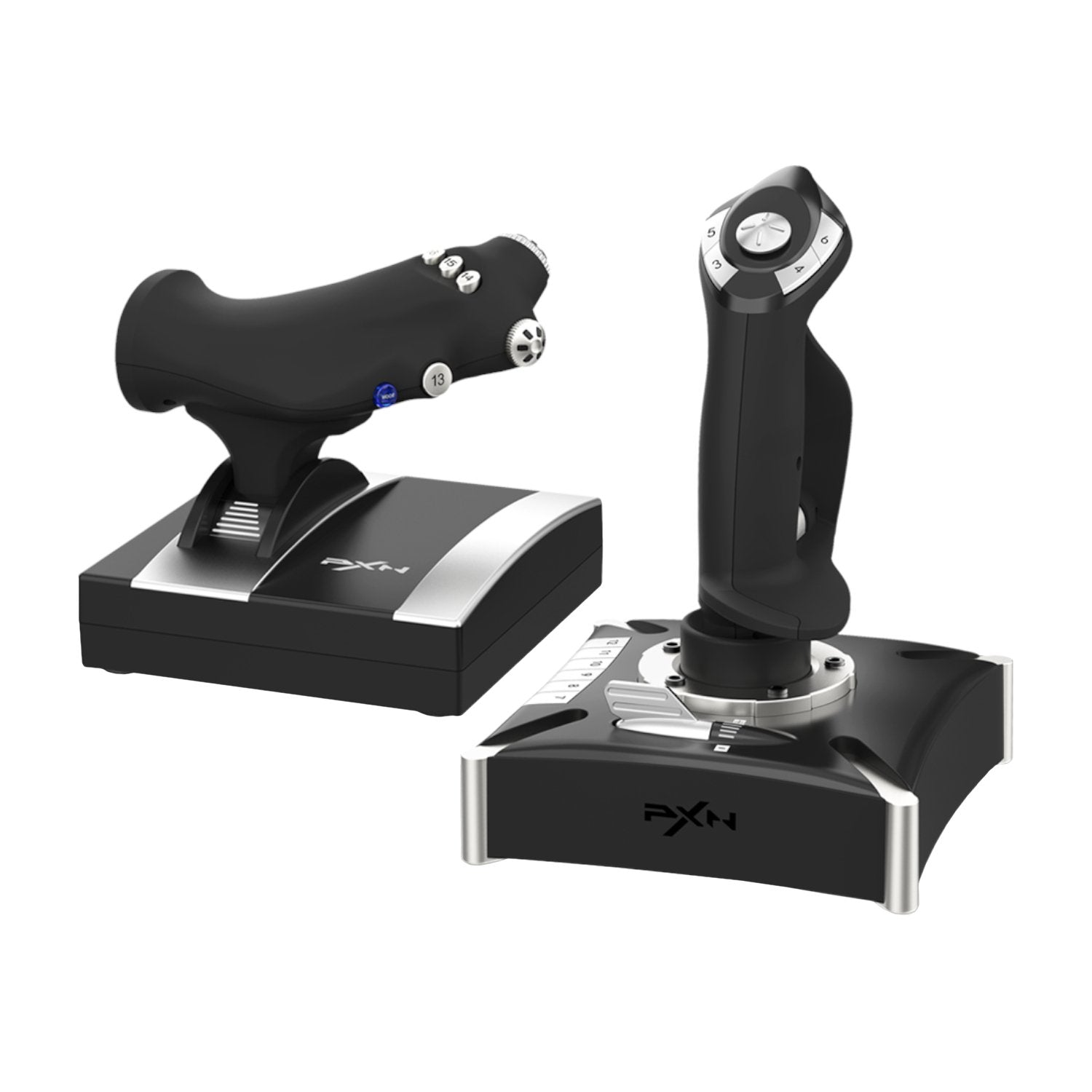 PXN 2119 PRO Flight Simulator Joystick & Accelerator – PC Gaming Controller

Take your flight simulation experience to the next level with the PXN 2119 PRO Flight Simulator Joystick & Accelerator, a professional-grade joystick designed for PC gamers and aviation enthusiasts. Built for precision, responsiveness, and immersive gameplay, this joystick delivers a realistic cockpit experience right from your desk.