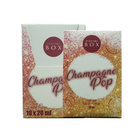Perfume Box Champagne Pop For Her Perfume Pocket size Box of 10