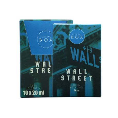 Perfume Box Wallstreet For Him Cologne Pocket size Set Of 10