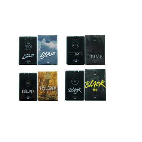 Perfume Box Combo Set of 4 Pocket Size Colognes For him