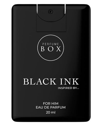 Perfume Box Black Ink For Him – Pocket Size 20ml Eau De Parfum, Set of 3

Experience the power of Black Ink for Him, a fresh, aquatic pocket-sized cologne inspired by Invictus by Paco Rabanne. This 20ml Eau De Parfum set of 3 delivers a masculine, long-lasting scent designed for men who move with confidence and clarity.
