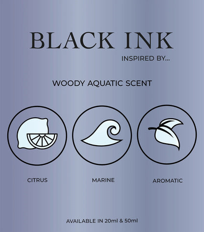 Perfume Box Black Ink For Him – Pocket Size 20ml Eau De Parfum, Set of 3

Experience the power of Black Ink for Him, a fresh, aquatic pocket-sized cologne inspired by Invictus by Paco Rabanne. This 20ml Eau De Parfum set of 3 delivers a masculine, long-lasting scent designed for men who move with confidence and clarity.