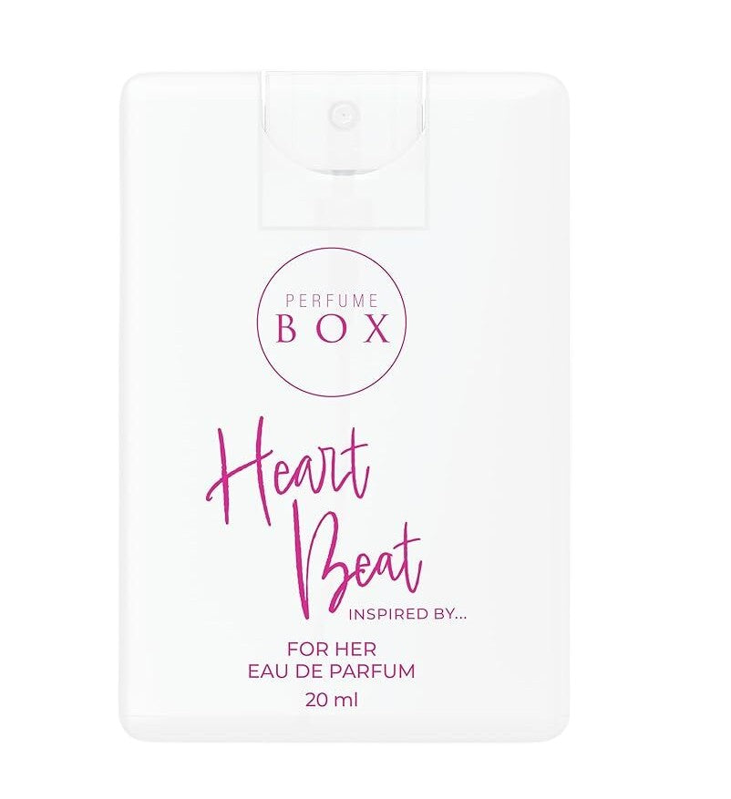 Perfume Box Heart Beat For Her – Pocket 20ml Eau De Parfum Set of 3

Experience the luxurious charm of Heart Beat For Her, a pocket-sized Eau De Parfum set of 3 designed for women who love floral, fruity, and gourmand scents. Inspired by high-end designer fragrances, Heart Beat offers a captivating blend of sweet, tropical, and feminine notes, perfect for everyday wear or special occasions.