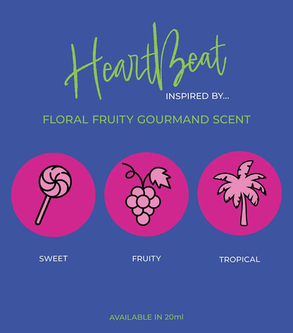 Perfume Box Heart Beat For Her – Pocket 20ml Eau De Parfum Set of 3

Experience the luxurious charm of Heart Beat For Her, a pocket-sized Eau De Parfum set of 3 designed for women who love floral, fruity, and gourmand scents. Inspired by high-end designer fragrances, Heart Beat offers a captivating blend of sweet, tropical, and feminine notes, perfect for everyday wear or special occasions.