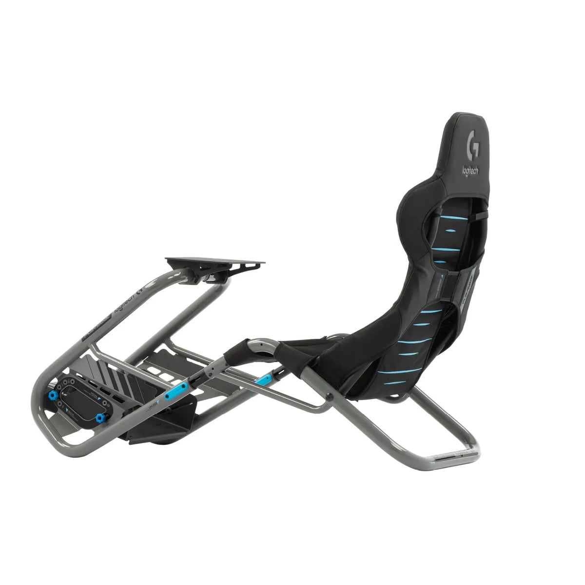 Playseat Trophy - Logitech G Edition Gaming Chair/ Frame

What does real racing feel like? Good question. We've spent over 20 years of research answering that. Our answer: the Playseat Trophy. It's the first racing cockpit to feature a revolutionary racing seat integrated in the chassis. It's super-sturdy. It naturally adapts to your body. It supports Direct Drive steering wheels like an absolute dream, and you'll feel it for real with every turn or tight corner.