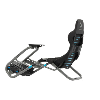 Playseat Trophy - Logitech G Edition Gaming Chair/ Frame

What does real racing feel like? Good question. We've spent over 20 years of research answering that. Our answer: the Playseat Trophy. It's the first racing cockpit to feature a revolutionary racing seat integrated in the chassis. It's super-sturdy. It naturally adapts to your body. It supports Direct Drive steering wheels like an absolute dream, and you'll feel it for real with every turn or tight corner.