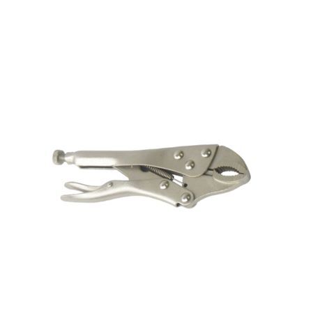 Plier Locking Vice 175mm 7"

The plier locking vice with a length of 175mm (7 inches) is a compact and versatile tool designed for clamping and holding objects securely. Featuring a locking mechanism, it allows for a firm grip on materials during various tasks. The tool is particularly useful for holding workpieces in place, providing stability for tasks such as cutting, filing, or welding.