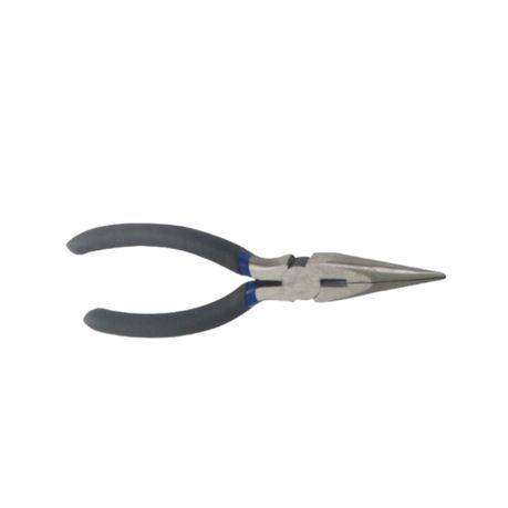 Plier Long Nose (150mm 6")

The plier long nose with a length of 150mm (6 inches) is a compact and versatile hand tool designed for precision tasks. Its long and slender jaws with a pointed tip allow for reaching into tight spaces, gripping small objects, and bending or shaping wires with precision