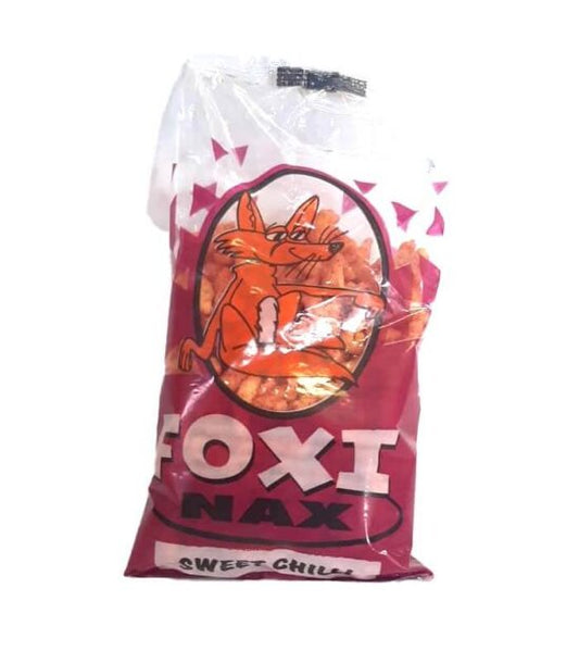 Product Description: Foxi Nax Sweet Chilli 75g (Pack of 40)

Spice up your snacking with Foxi Nax Sweet Chilli! Each 75g pack is packed with perfectly seasoned, crunchy treats infused with a delightful sweet chili flavor that balances mild heat with a touch of sweetness. Ideal for satisfying your cravings, these snacks are perfect for any time of the day. With a bundle of 40 packs, you’re all set for sharing, parties, or stocking up for future snack attacks.