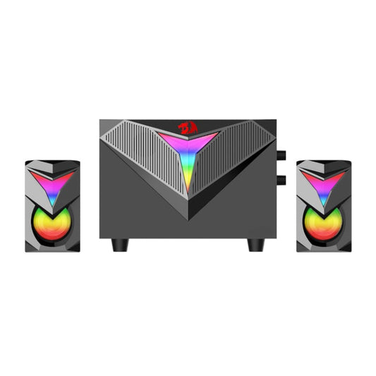 REDRAGON 2.1 Satellite Speaker TOCCATA RGB 11W Gaming Speaker – Black.