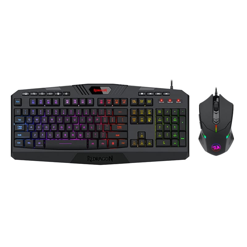 REDRAGON 2IN1 (K503A-RGB|M601) Gaming Combo 1 – Black.