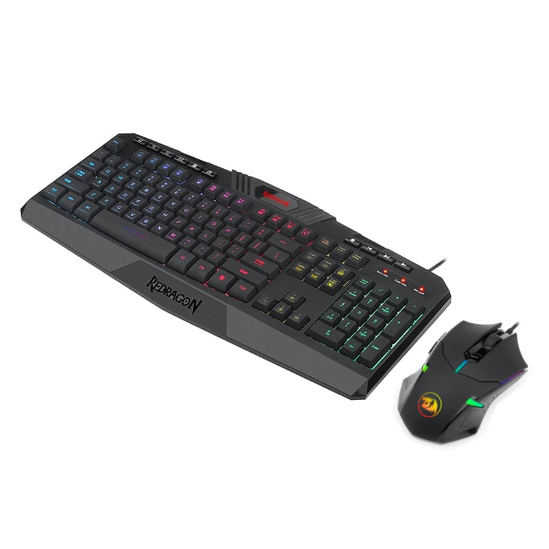 REDRAGON 2IN1 (K503A-RGB|M601) Gaming Combo 1 – Black.