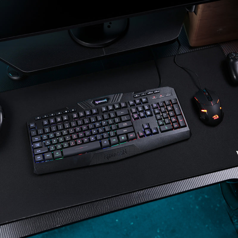 REDRAGON 2IN1 (K503A-RGB|M601) Gaming Combo 1 – Black.