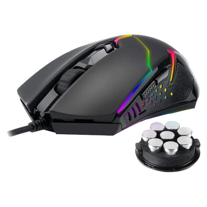 REDRAGON CENTROPHORUS 7200DPI RGB Gaming Mouse – Black.