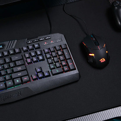 REDRAGON CENTROPHORUS 7200DPI RGB Gaming Mouse – Black.