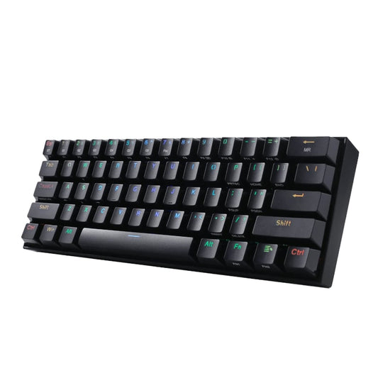 REDRAGON DRACONIC PRO Mechanical 61 Key|Bluetooth 5.0|RGB 9 Colour Modes|Rechargable Battery|Type-C Charging Cable Gaming Keyboard – Black.