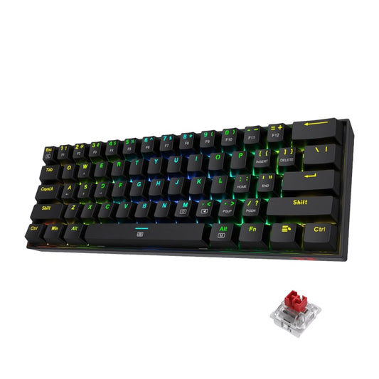 REDRAGON DRAGONBORN Wired Mechanical Keyboard RGB 67Key Design – Black.