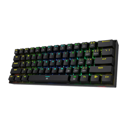 REDRAGON DRAGONBORN Wired Mechanical Keyboard RGB 67Key Design – Black.