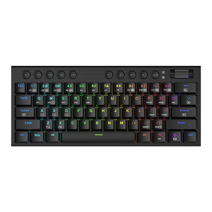 REDRAGON Horus Mini Pro 61Key Wireless Bluetooth Red Switch RGB Low Profile Gaming Mechanical Keyboard – Black.