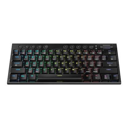 REDRAGON Horus Mini Pro 61Key Wireless Bluetooth Red Switch RGB Low Profile Gaming Mechanical Keyboard – Black.