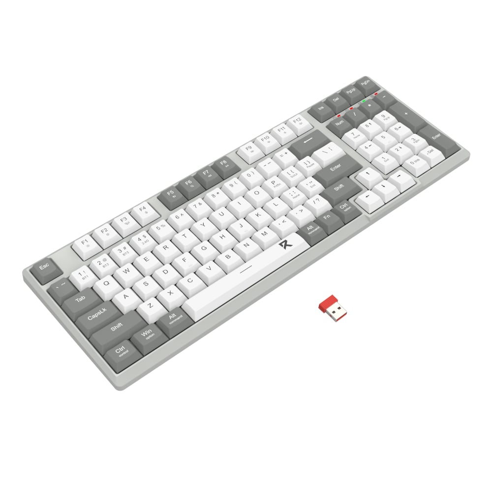 REDRAGON KB SCISSOR KEY 2.4G BT WRS BKWT.